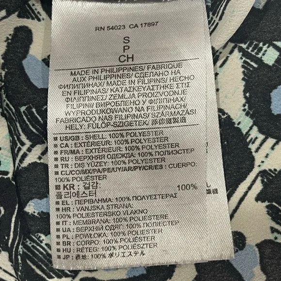 Banana Republic Sleeveless Print Top Size S - Picture 6 of 9